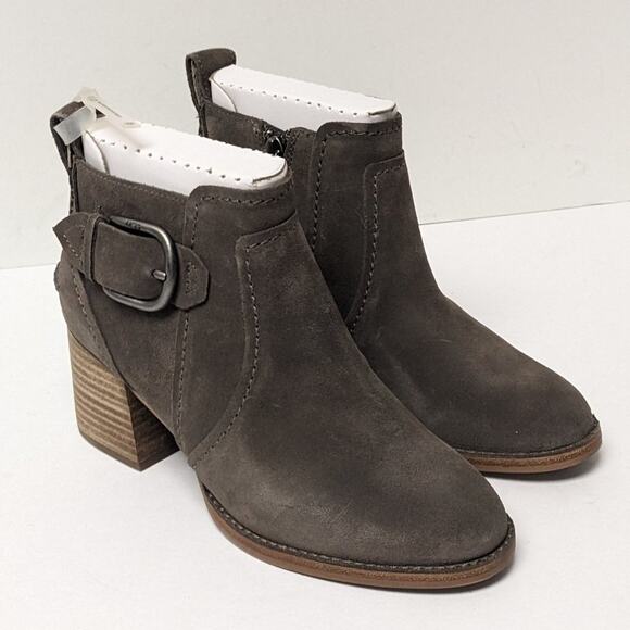UGG Leahy Ankle Boots Grey Suede Women's 5.5 M